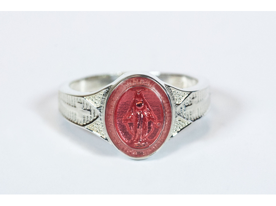 0520PM - Miraculous Ring<br>Pink Epoxy