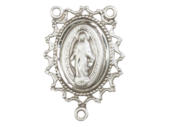 Miraculous<br>1619CTR - 1 x 3/4<br>Rosary Center