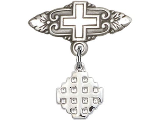Jerusalem Cross<br>Baby Badge - 4118/0731