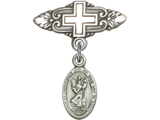 St Christopher<br>Baby Badge - 4121EC/0731