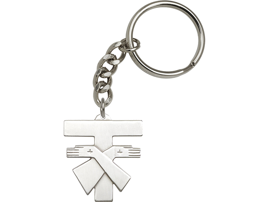 Franciscan Cross<br>6073SRC - 1 3/8 x 1 1/8<br>KeyChain