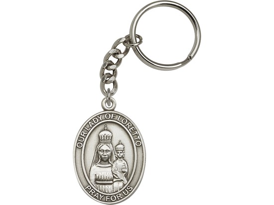 Our Lady of Loretto<br>6782SRC - 1 7/8 x 1 1/4<br>KeyChain