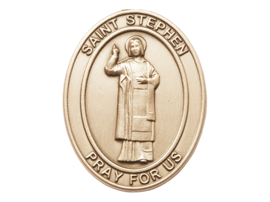 Saint Stephen the Martyr<br>6804V - 1 1/2 x 1 1/4<br>Visor Clip