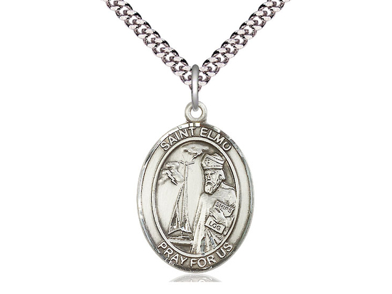 St Elmo<br>Oval Patron Saint Series<br>Available in 3 Sizes