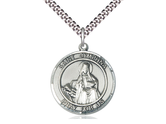 St Dymphna<br>Round Patron Saint Series<br>Available in 2 Sizes