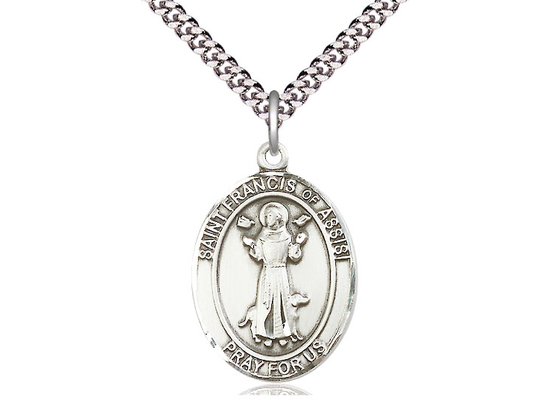 St Francis of Assisi<br>Oval Patron Saint Series<br>Available in 3 Sizes