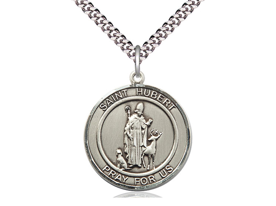 St Hubert of Liege<br>Round Patron Saint Series<br>Available in 2 Sizes
