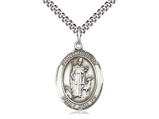 St Hubert of Liege<br>Oval Patron Saint Series<br>Available in 3 Sizes