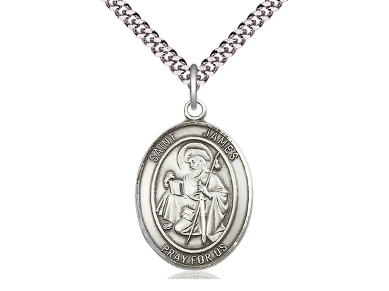 St James the Greater<br>Oval Patron Saint Series<br>Available in 3 Sizes
