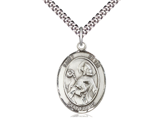 St Kevin<br>Oval Patron Saint Series<br>Available in 3 Sizes