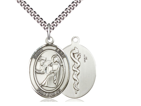 St. Luke the Apostle Doctor<br>Oval Patron Saint Series<br>Available in 2 Sizes