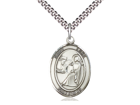 St Luke the Apostle<br>Oval Patron Saint Series<br>Available in 3 Sizes