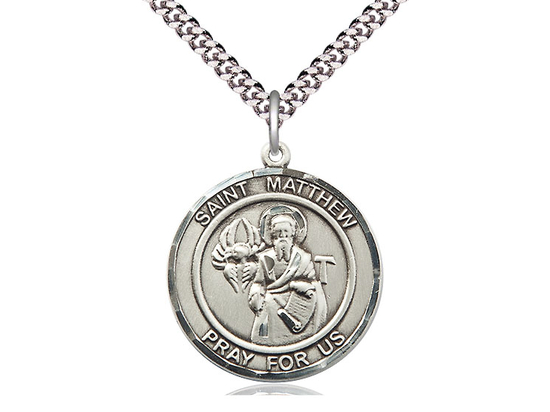 St Matthew the Apostle<br>Round Patron Saint Series<br>Available in 2 Sizes
