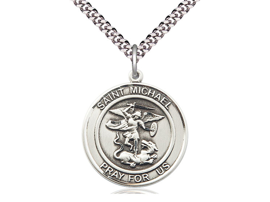St. Michael the Archangel<br>Round Patron Saint Series<br>Available in 2 Sizes
