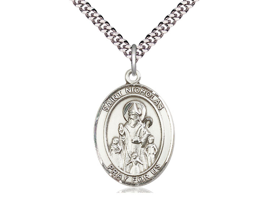 St Nicholas<br>Oval Patron Saint Series<br>Available in 3 Sizes