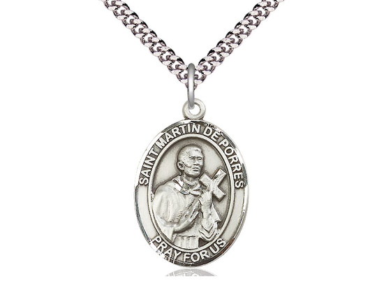 St Martin de Porres<br>Oval Patron Saint Series<br>Available in 3 Sizes