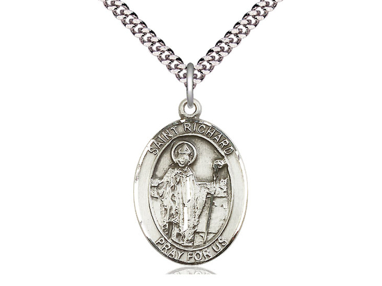 St Richard<br>Oval Patron Saint Series<br>Available in 3 Sizes