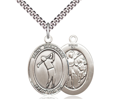 St Sebastian Golf<br>Oval Patron Saint Series<br>Available in 3 Sizes
