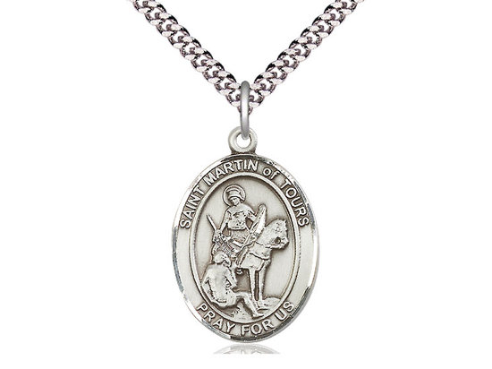 St Martin of Tours<br>Oval Patron Saint Series<br>Available in 3 Sizes