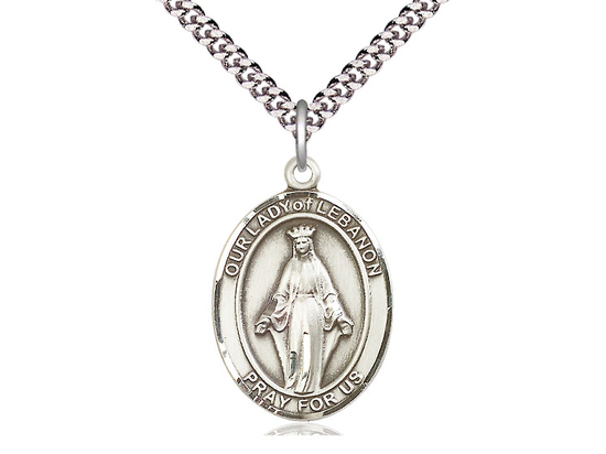 Our Lady of Lebanon<br>Oval Patron Saint Series<br>Available in 3 Sizes