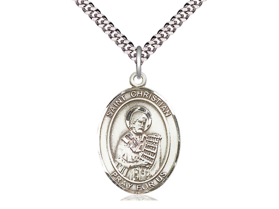 St Christian Demosthenes<br>Oval Patron Saint Series<br>Available in 3 Sizes