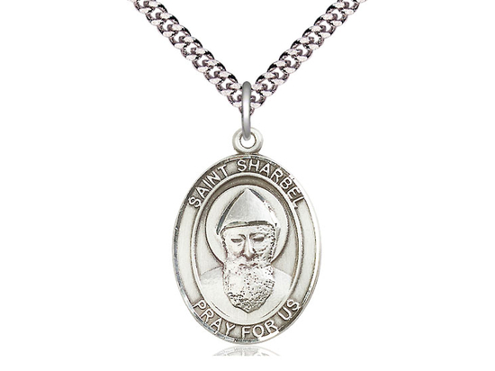 St Sharbel<br>Oval Patron Saint Series<br>Available in 3 Sizes