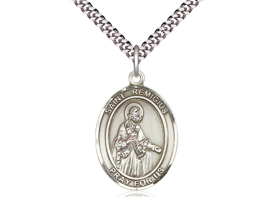 St Remigius of Reims<br>Oval Patron Saint Series<br>Available in 3 Sizes