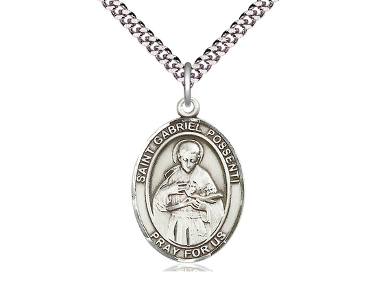 St Gabriel Possenti<br>Oval Patron Saint Series<br>Available in 3 Sizes
