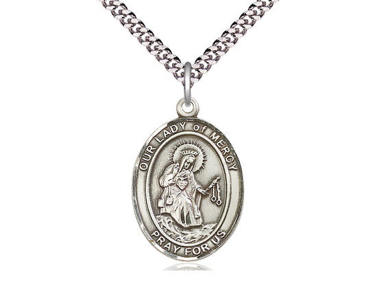 Our Lady of Mercy<br>Oval Patron Saint Series<br>Available in 3 Sizes
