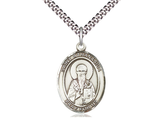 St Athanasius<br>Oval Patron Saint Series<br>Available in 3 Sizes