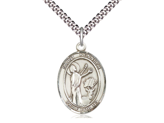 St Kenneth<br>Oval Patron Saint Series<br>Available in 3 Sizes