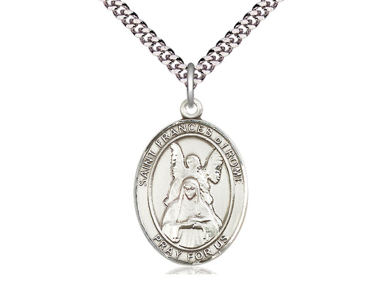 St Frances of Rome<br>Oval Patron Saint Series<br>Available in 3 Sizes