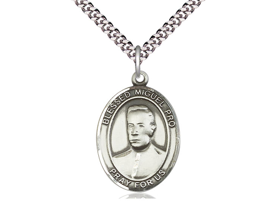Blessed Miguel Pro<br>Oval Patron Saint Series<br>Available in 2 Sizes