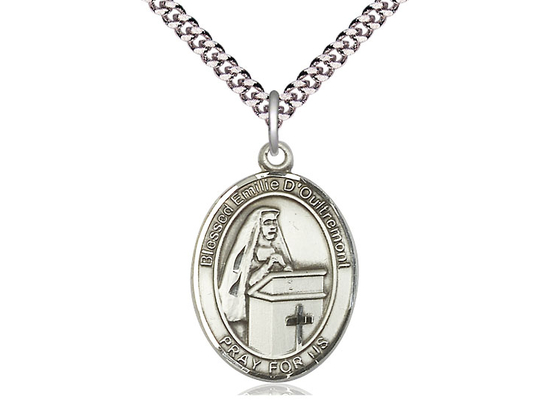 Blessed Emilee Doultremont<br>Oval Patron Saint Series<br>Available in 3 sizes