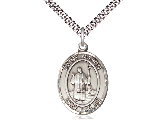 St Maron<br>Oval Patron Saint Series<br>Available in 2 Sizes