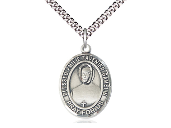 Blessed Emilie Tavernier Gamelin<br>Oval Patron Saint Series<br>Available in 2 Sizes