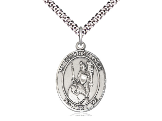 Guardian Angel of the World<br>Oval Patron Saint Series<br>Available in 2 Sizes