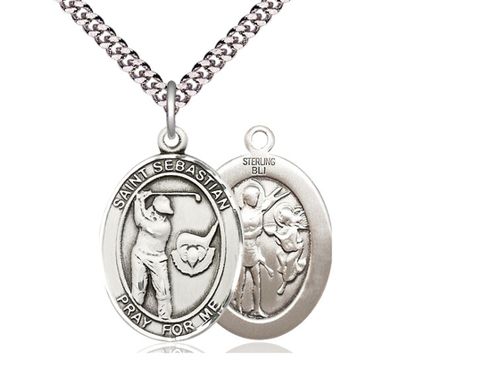 St Sebastian Golf<br>Oval Patron Saint Series<br>Available in 3 Sizes