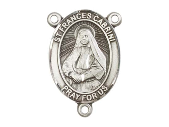 Saint Frances Cabrini<br>8011CTR - 3/4 x 1/2<br>Rosary Center