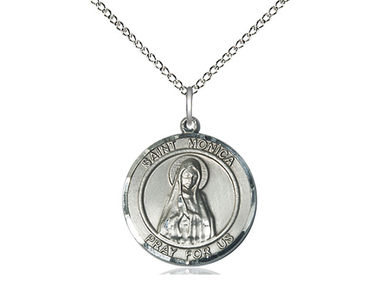 St Monica<br>Round Patron Saint Series<br>Available in 2 Sizes