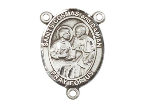 Sts. Cosmas & Damian<br>8132CTR - 3/4 x 1/2<br>Rosary Center