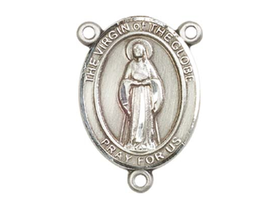 Virgin of the Globe<br>8345CTR - 3/4 x 1/2<br>Rosary Center