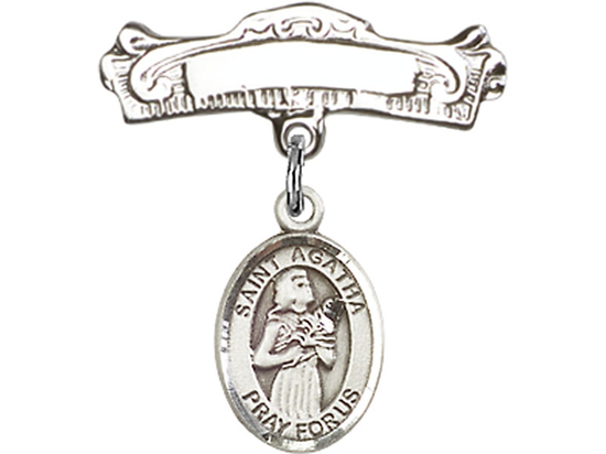 St Agatha<br>Baby Badge - 9003/0732