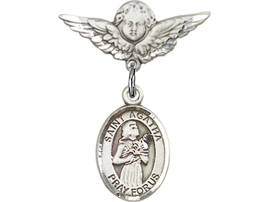 St Agatha<br>Baby Badge - 9003/0735