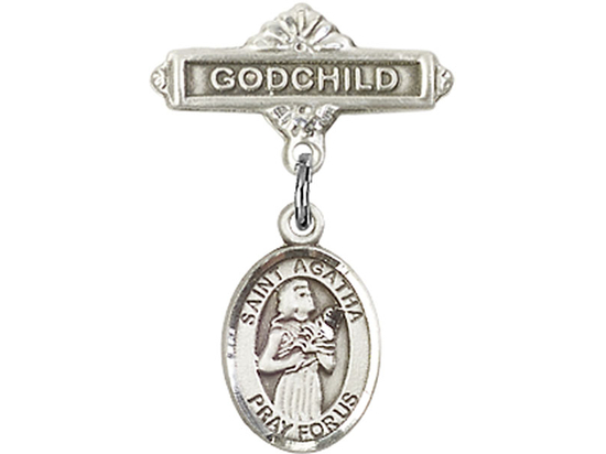 St Agatha<br>Baby Badge - 9003/0736
