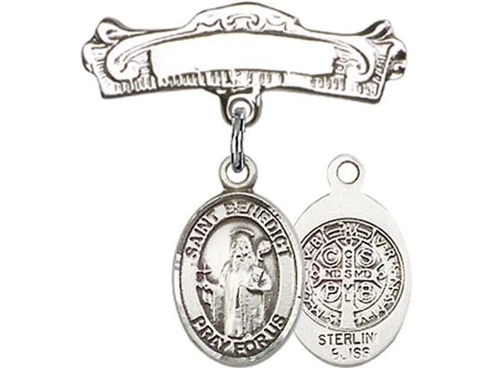 St Benedict<br>Baby Badge - 9008/0732
