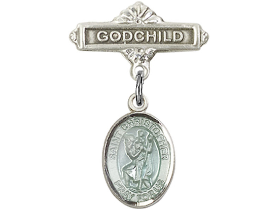 St Christopher<br>Baby Badge - 9022E/0736
