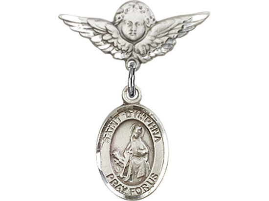 St Dymphna<br>Baby Badge - 9032/0735