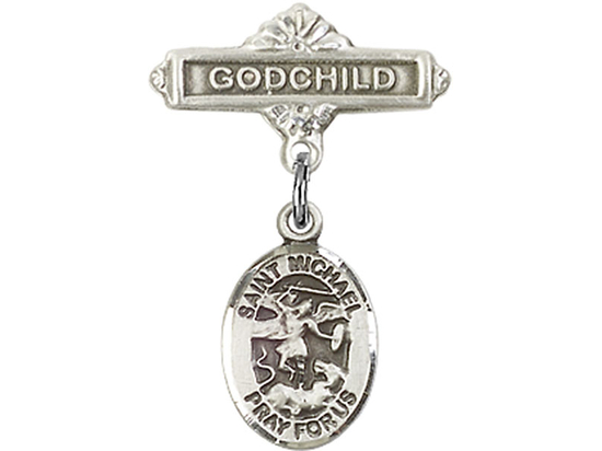 St Michael the Archangel<br>Baby Badge - 9076/0736