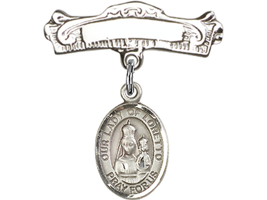 Our Lady of Loretto<br>Baby Badge - 9082/0732